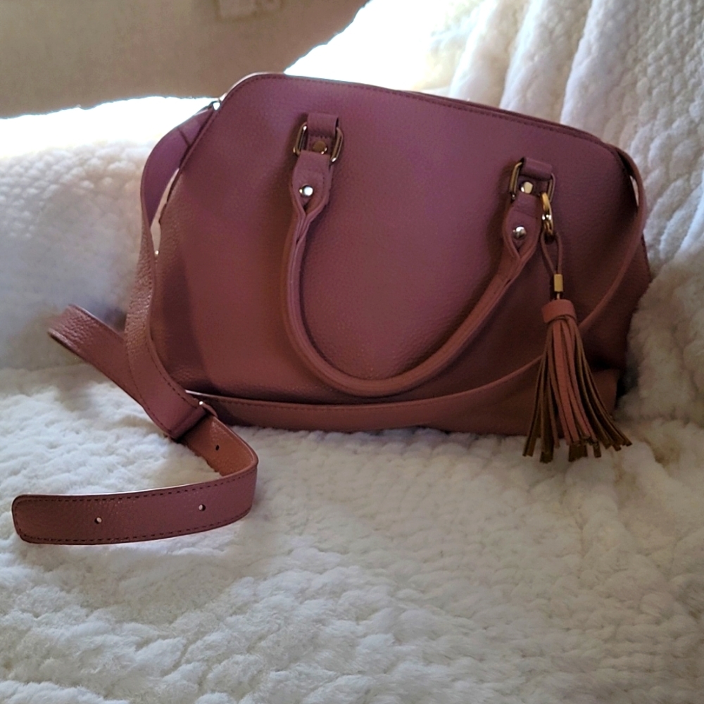 Charming Charlie blush pink purse.